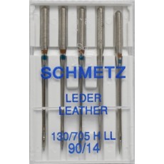 Schmetz leather point sewing machine needles size 90/14